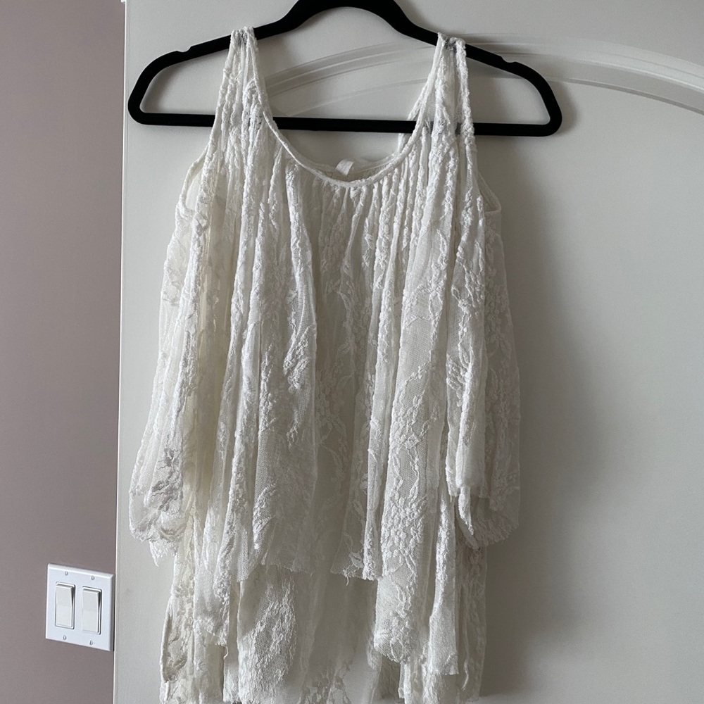 Free People Cold Shoulder Top